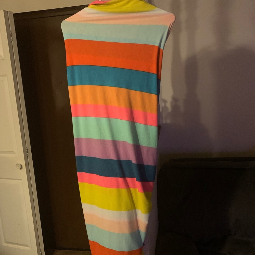COLORFUL STRIPPED DRESS - Picture 12 of 16